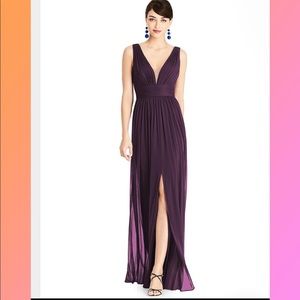 Purple Bridesmaid Dress - Alfred Sung D745